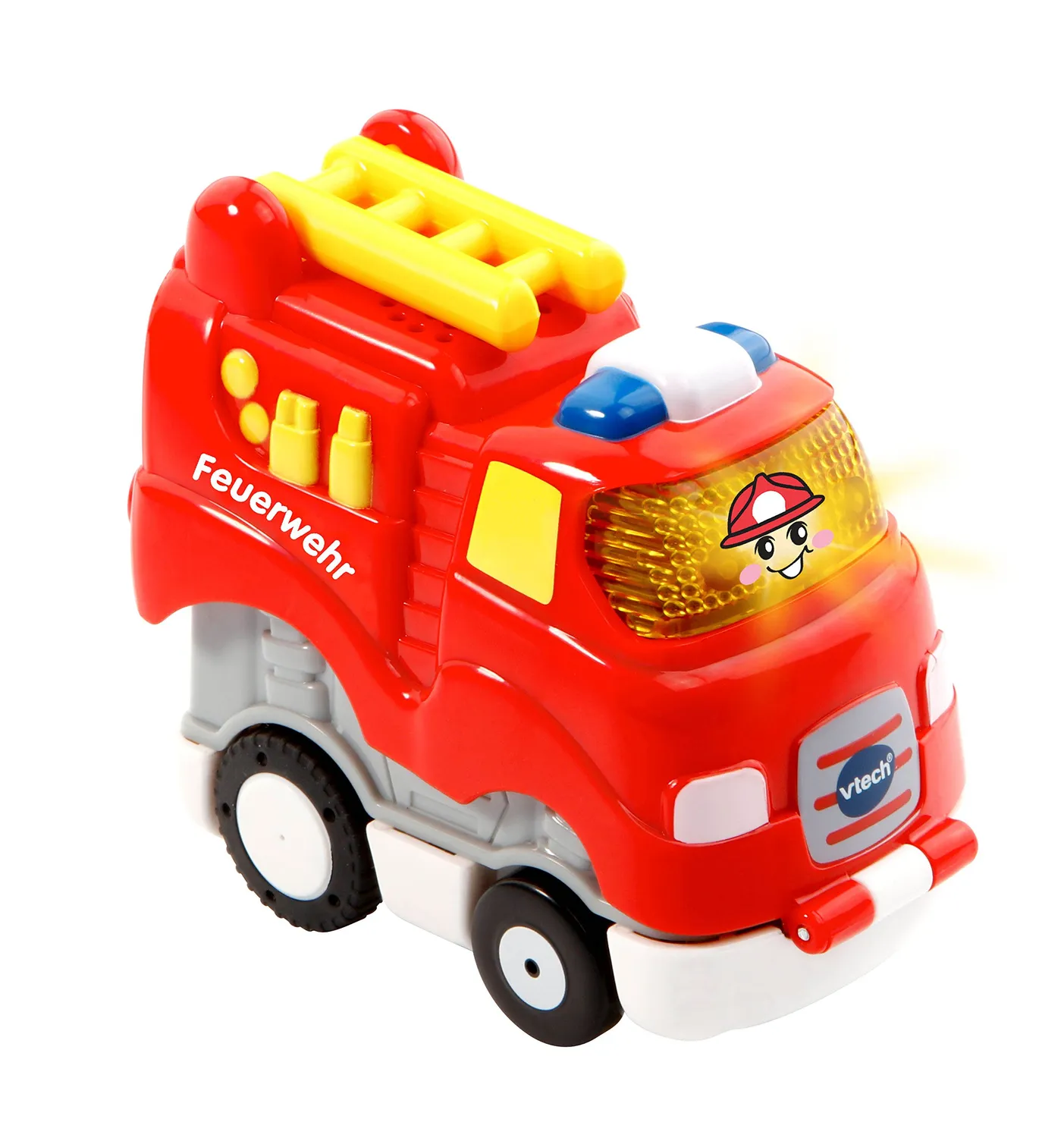 VTech Tut Tut Baby Flitzer Press & Go Feuerwehr Spielauto mit Sound