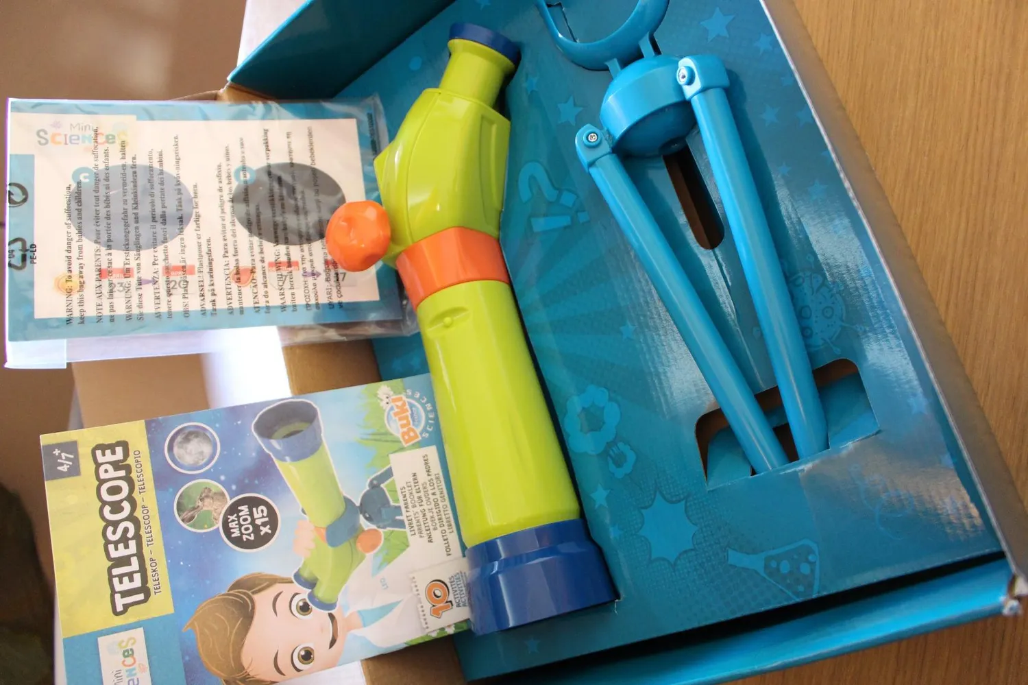 Buki Mini Sciences 9004 Teleskop x15 für Kinder