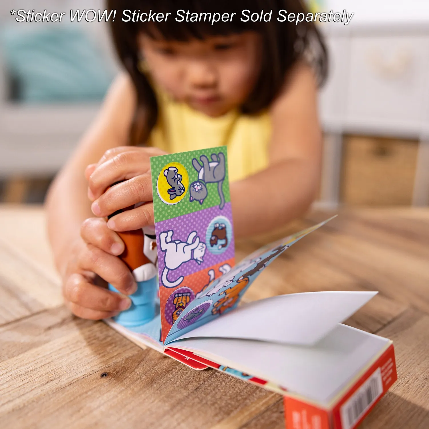 Melissa & Doug Sticker WOW Mini Stickerheft Haustiere 200 Sticker