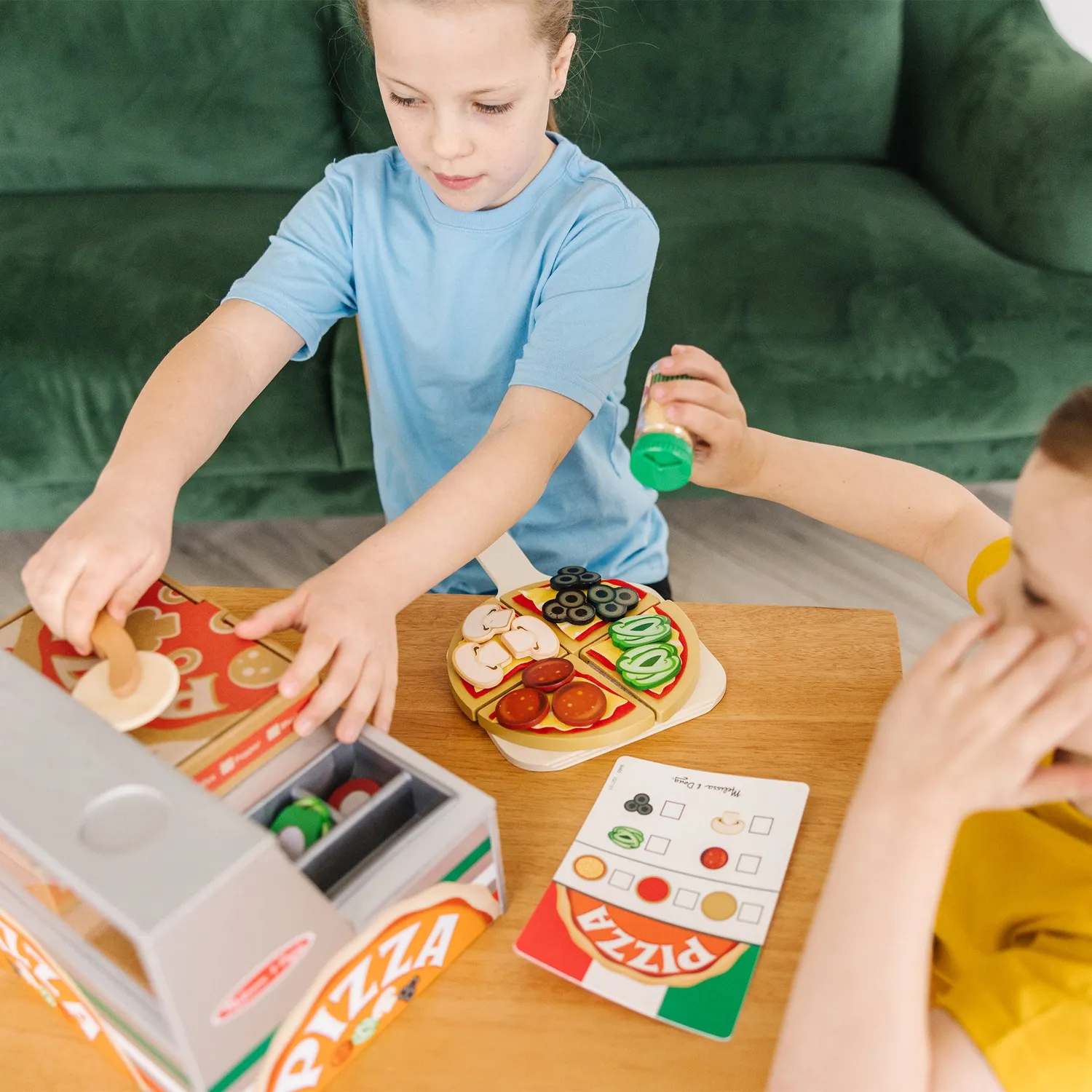 Melissa & Doug Top & Bake Pizzatheke Spielessen 41-teilig