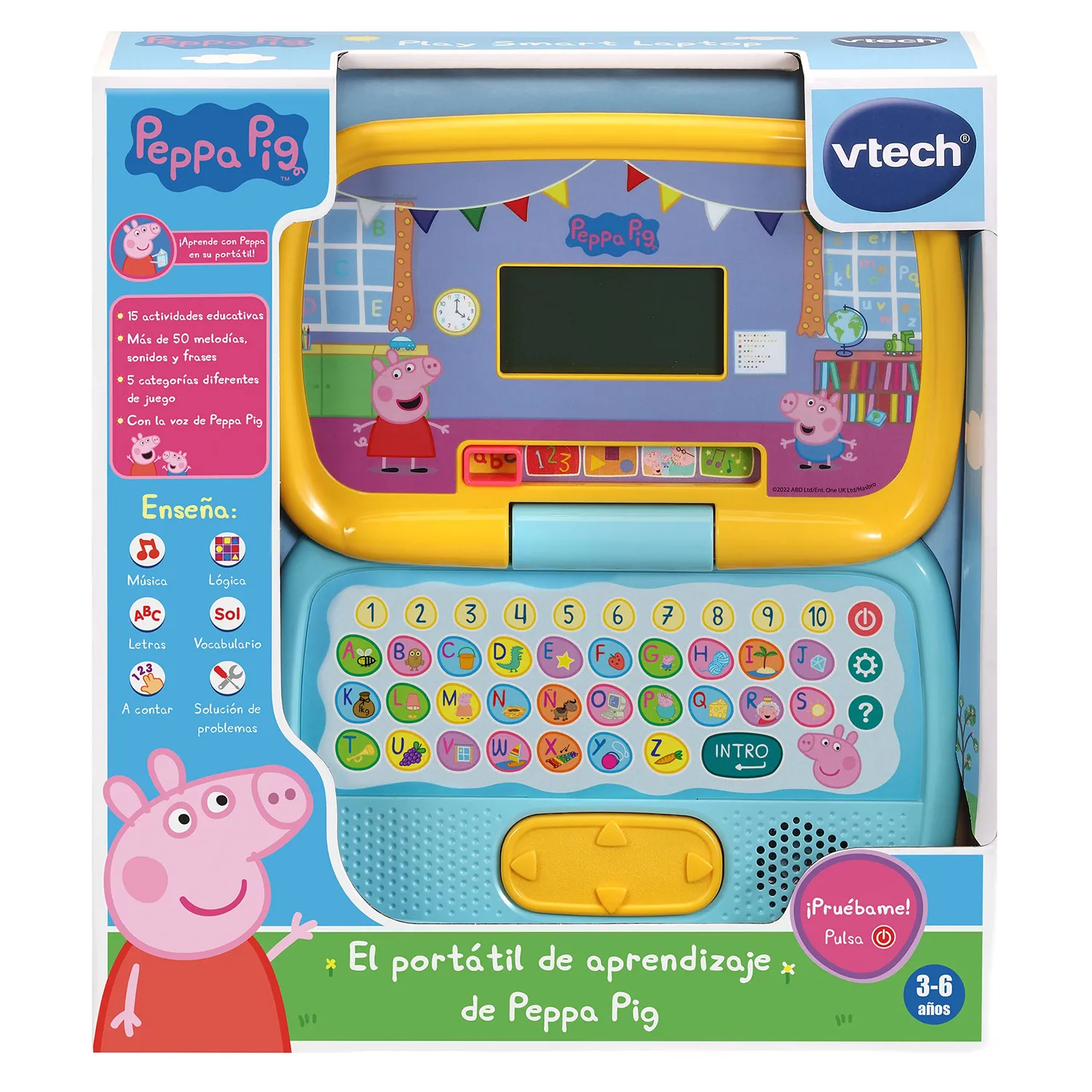 VTech Peppa Pig Lerncomputer spanische Version ab 3 Jahren