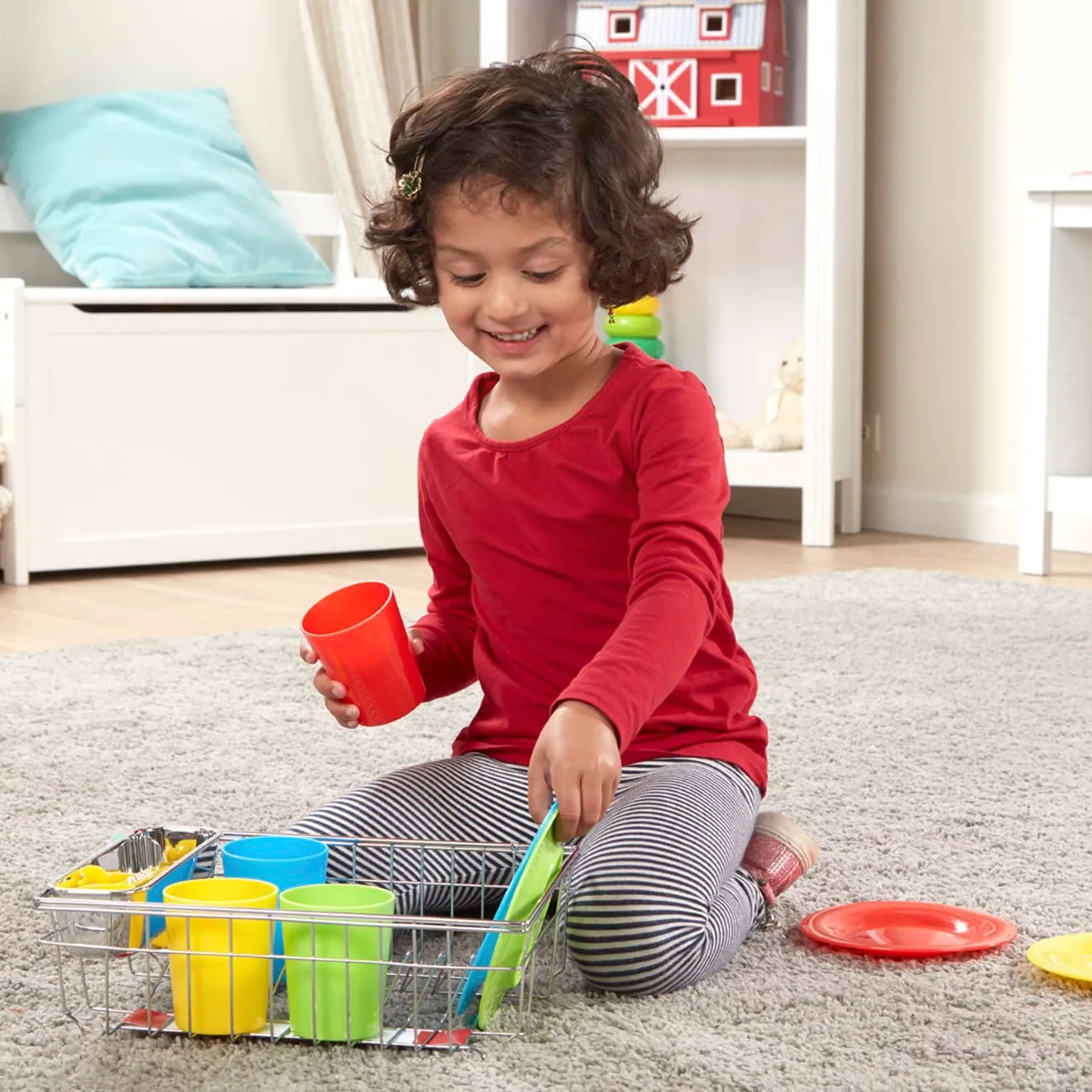 Melissa & Doug Let's Play House Geschirrset spülbar 24-teilig