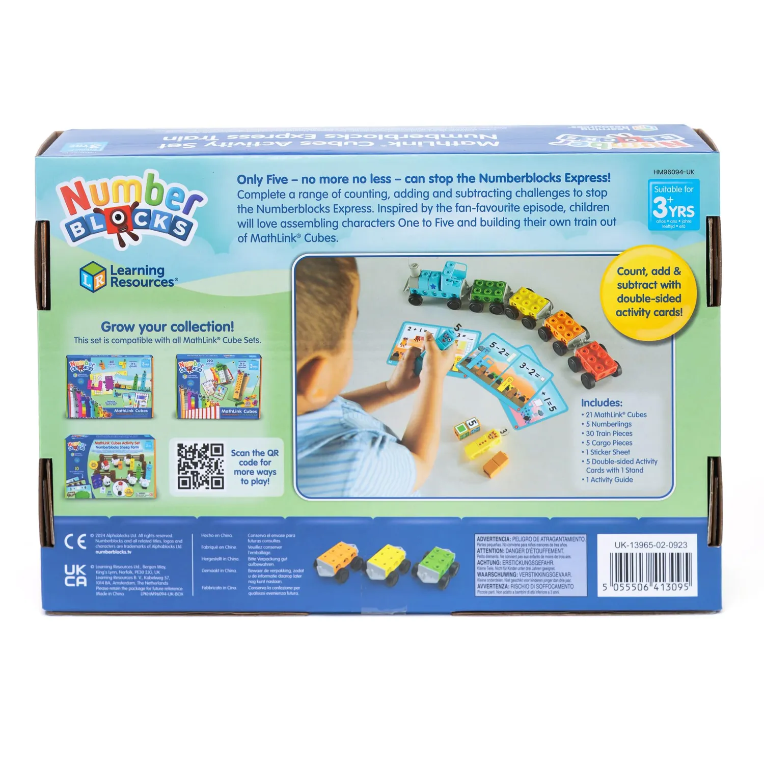 Learning Resources Numberblocks Expresszug Würfelset 21 Teile zählen