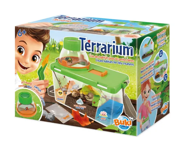 Buki France BL034 Terrarium Experimentierkasten mit Lupen