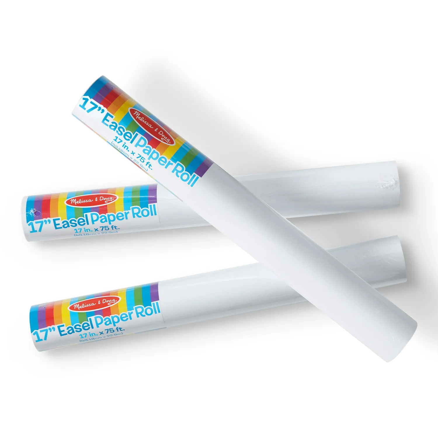 Melissa & Doug Staffelei Papierrolle 3er-Pack Malpapier extra lang