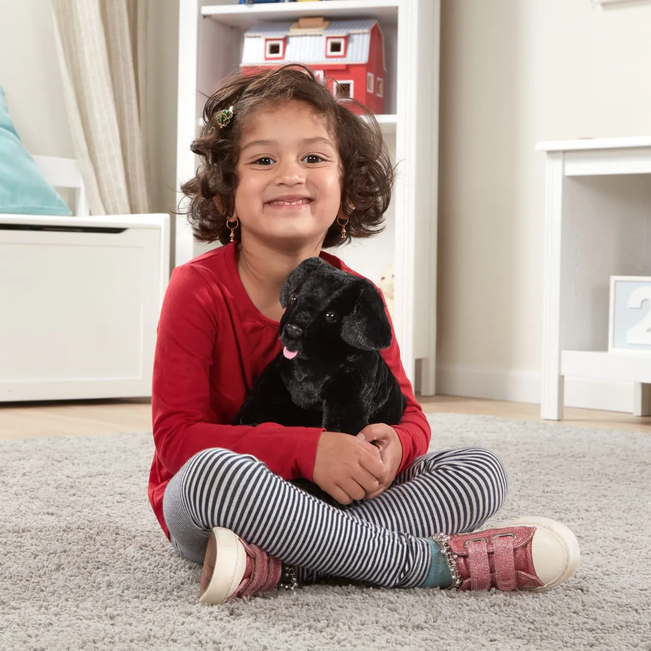 Melissa & Doug Benson Labrador Kuscheltier 25 cm schwarz