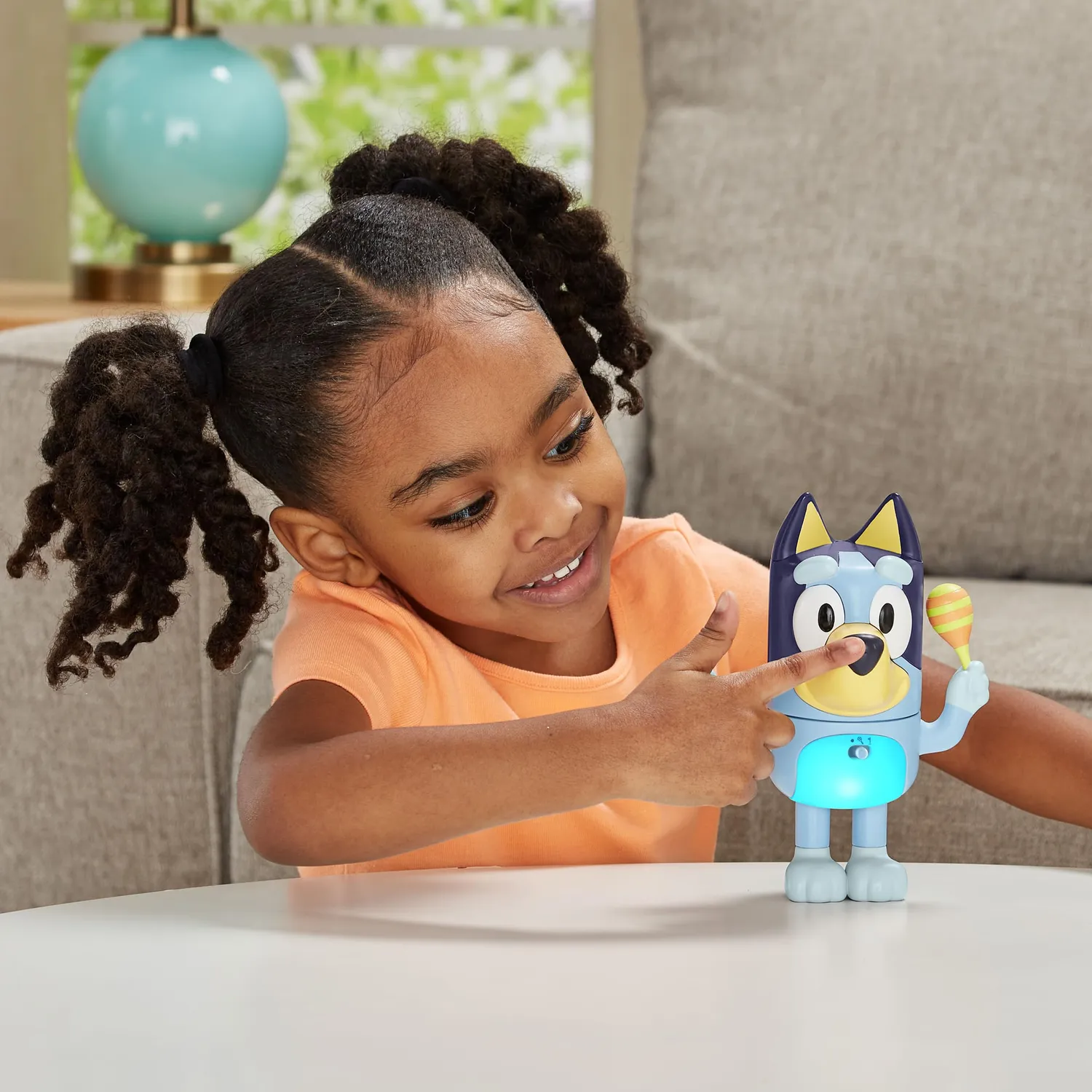 VTech Bluey Dreh- & Zieh-Reaktionsspiel Figur mit Musik 3-6 Jahre