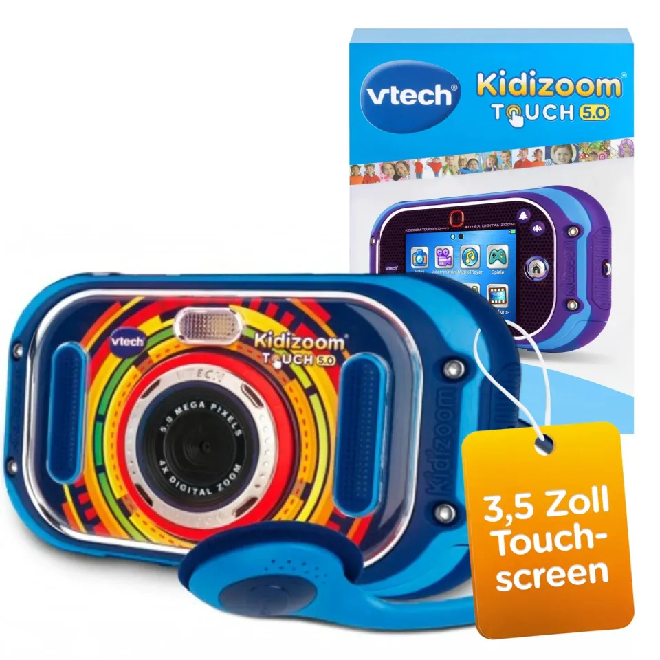 Vtech KidiZoom Touch 5.0 Kinderkamera blau
