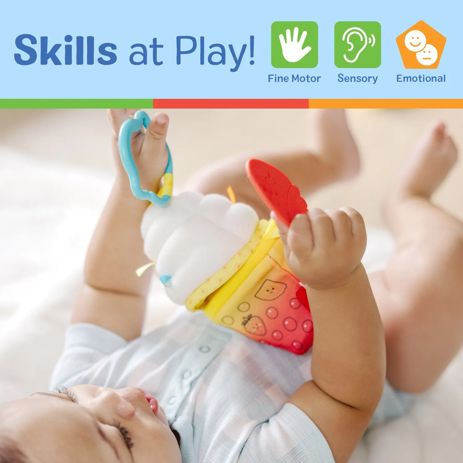 Melissa & Doug Bubble Tea Take-Along Babyspielzeug Clip
