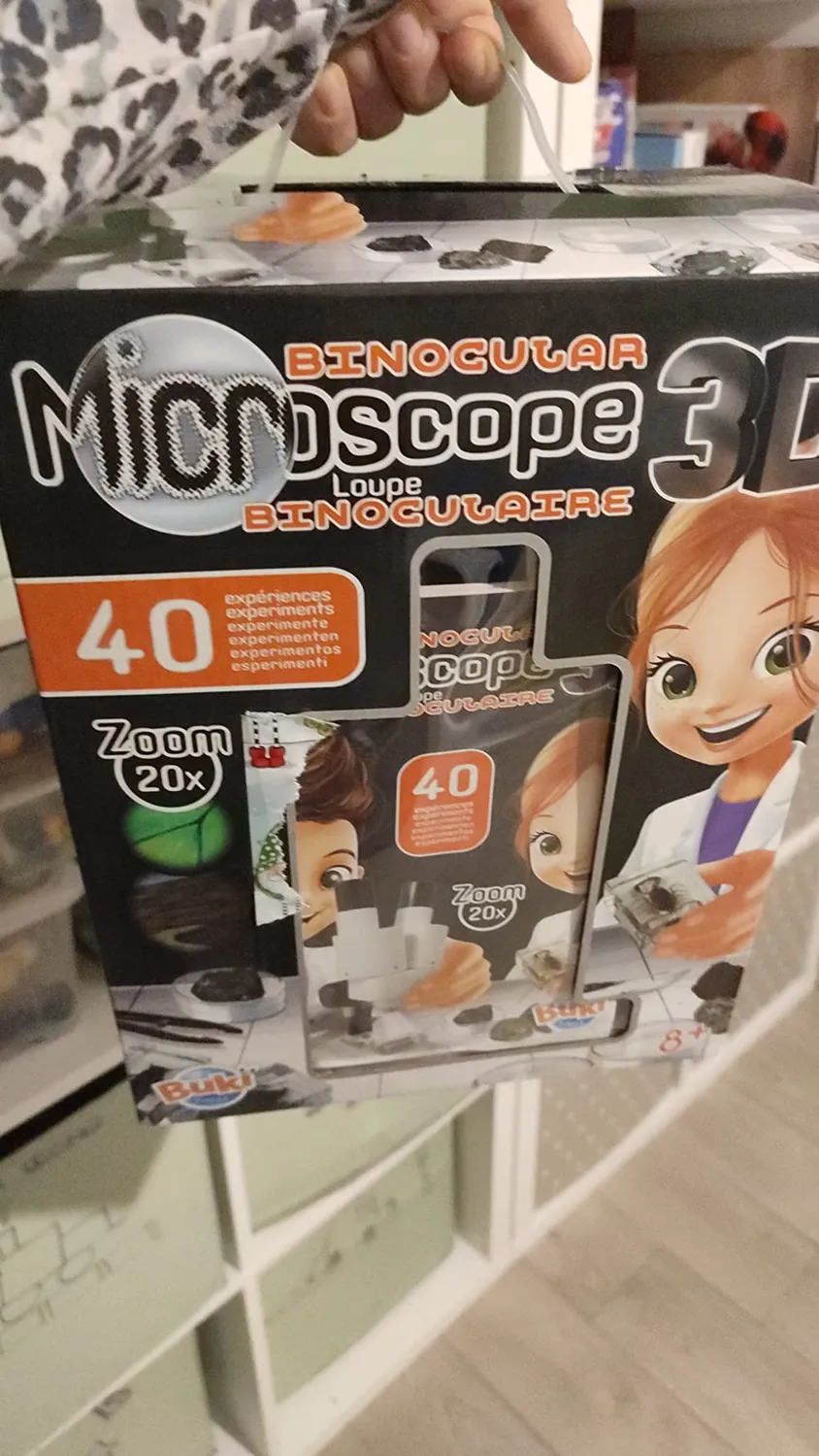 Buki MR500 Binokularmikroskop 3D Experimentierkasten ab 8 Jahre