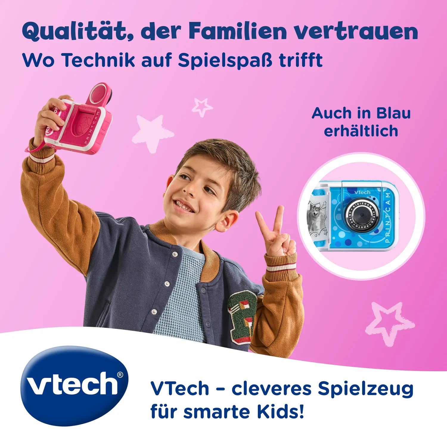 VTech KidiZoom Print Cam Kinderkamera mit Thermodruck