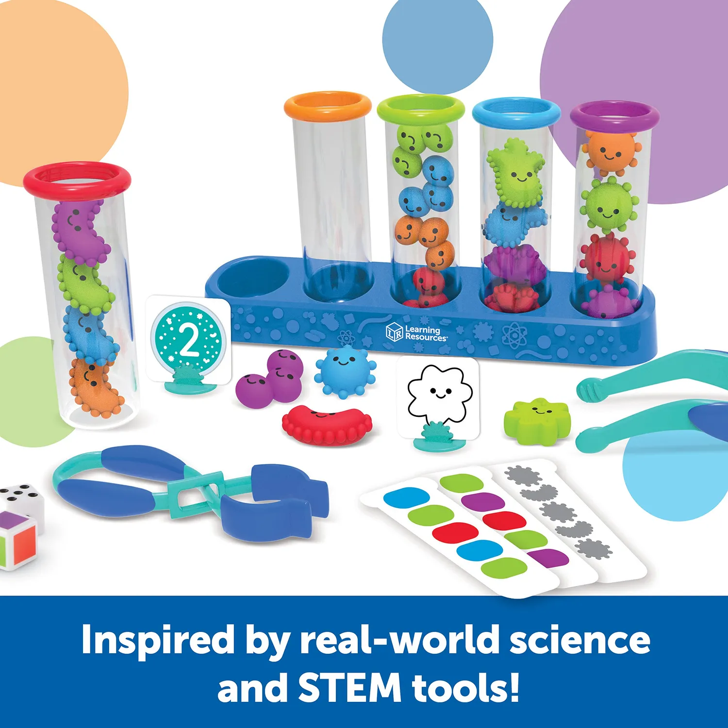 Learning Resources Lustige Wissenschaft Sortierset 55 Teile Pinzette