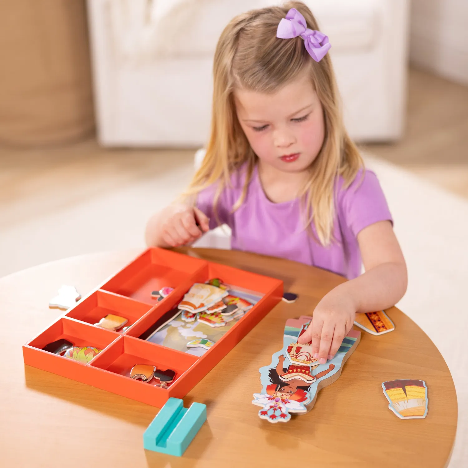Melissa & Doug Disney Moana Magnetpuppe Anziehspiel Holz 30-tlg