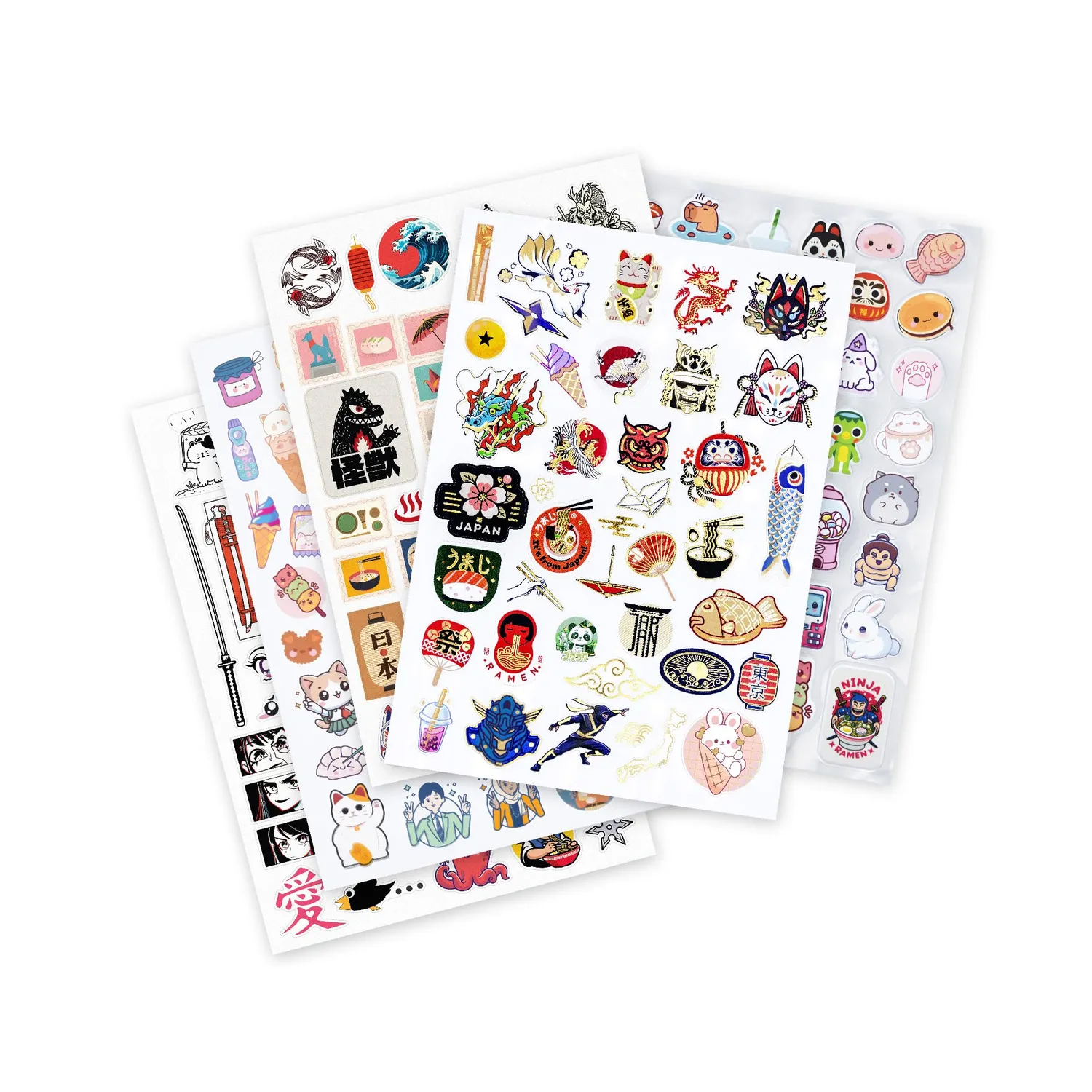Buki France FK021 Sticker Manga Kawaii 200 Aufkleber