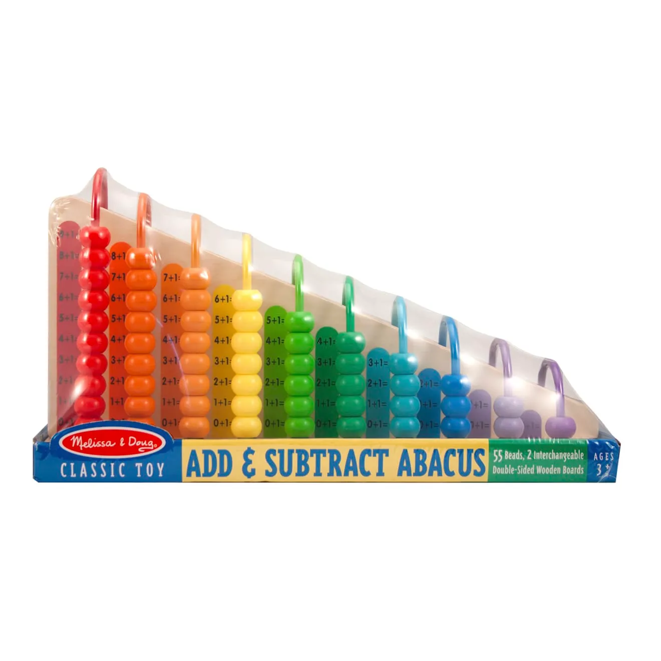 Melissa & Doug Add & Subtract Abakus Holz zum Rechnenlernen
