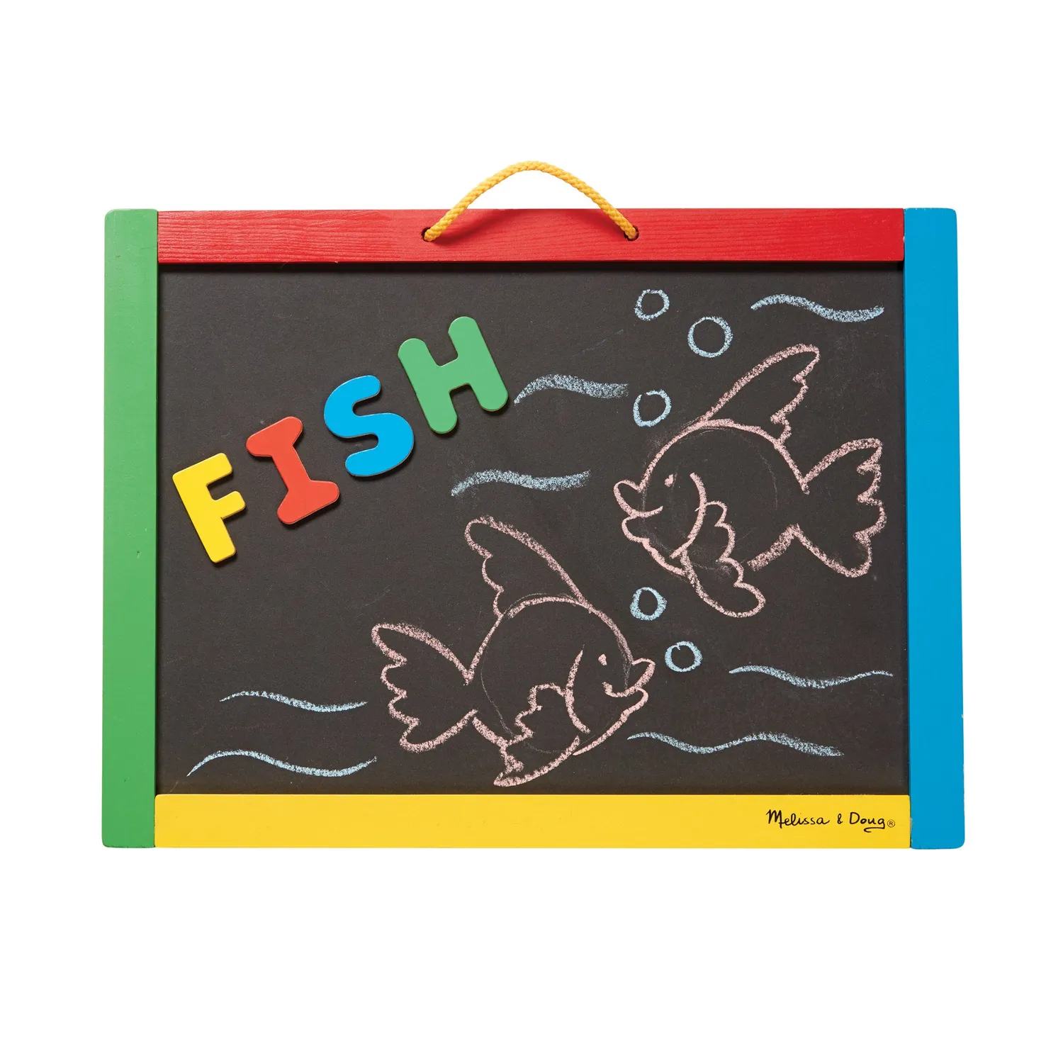 Melissa & Doug Magnet Kreidetafel Whiteboard Buchstaben 40x30cm