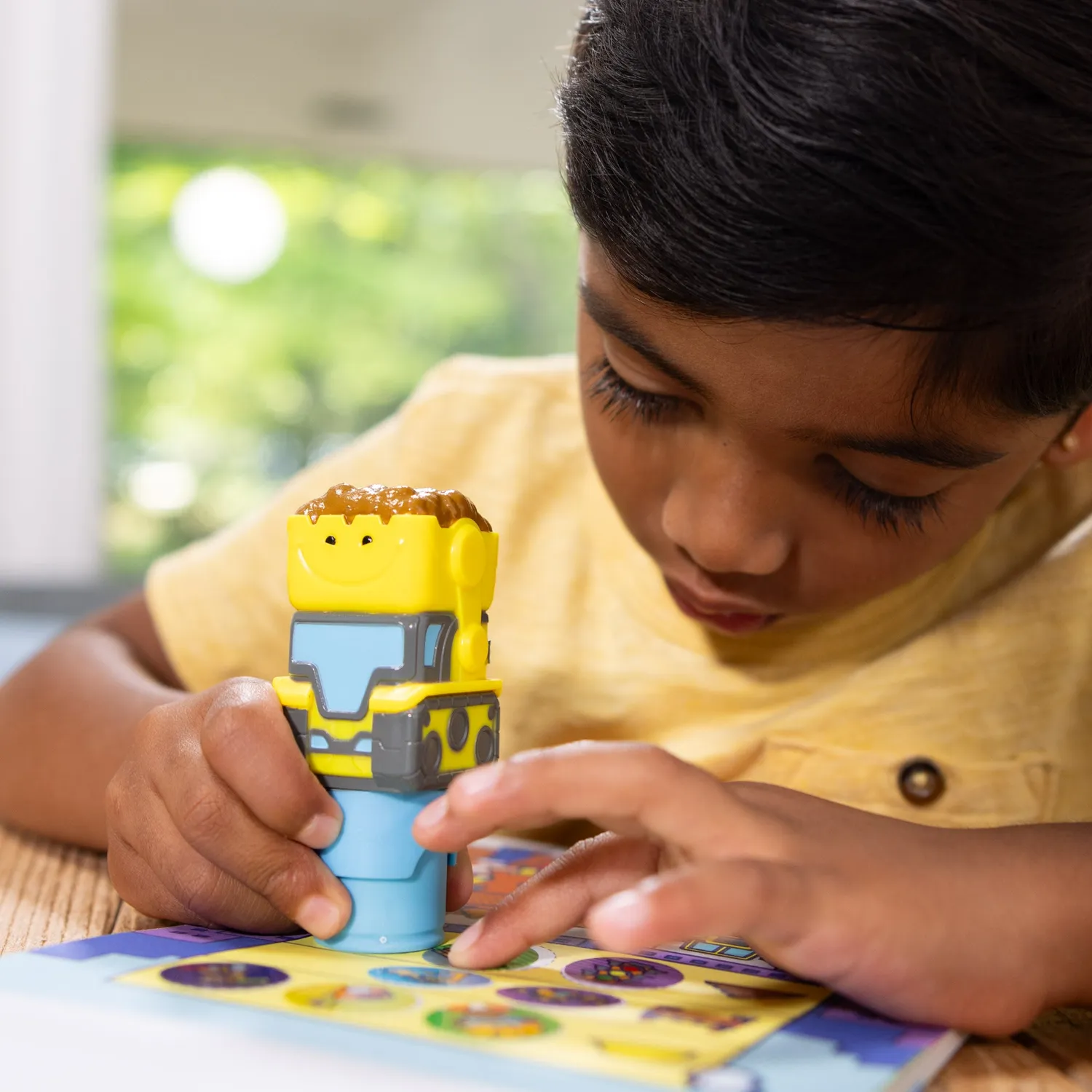 Melissa and Doug Sticker WOW Bulldozer Sticker-Set Bundle 500