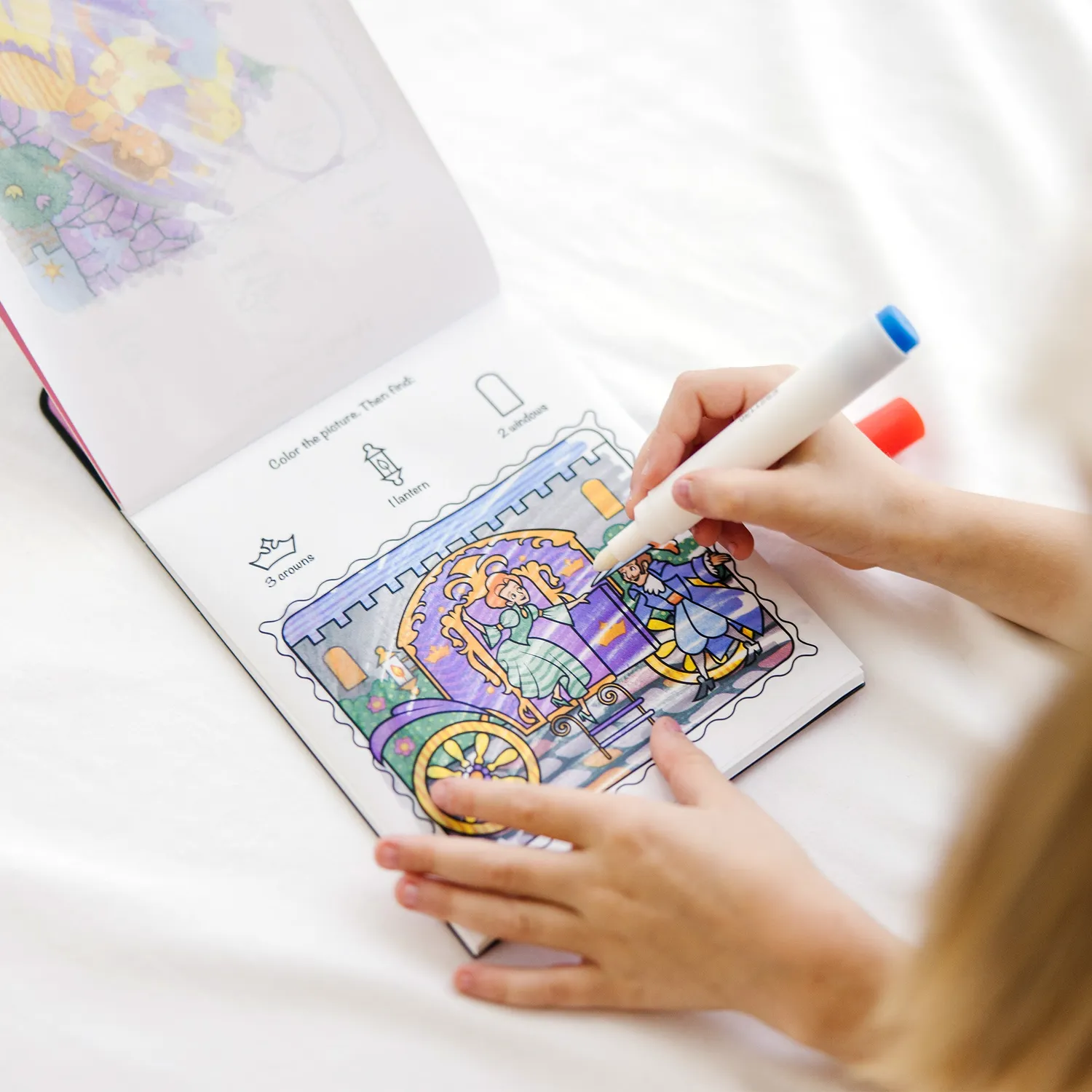 Melissa & Doug On the Go ColorBlast Malbuch Prinzessin Zauber