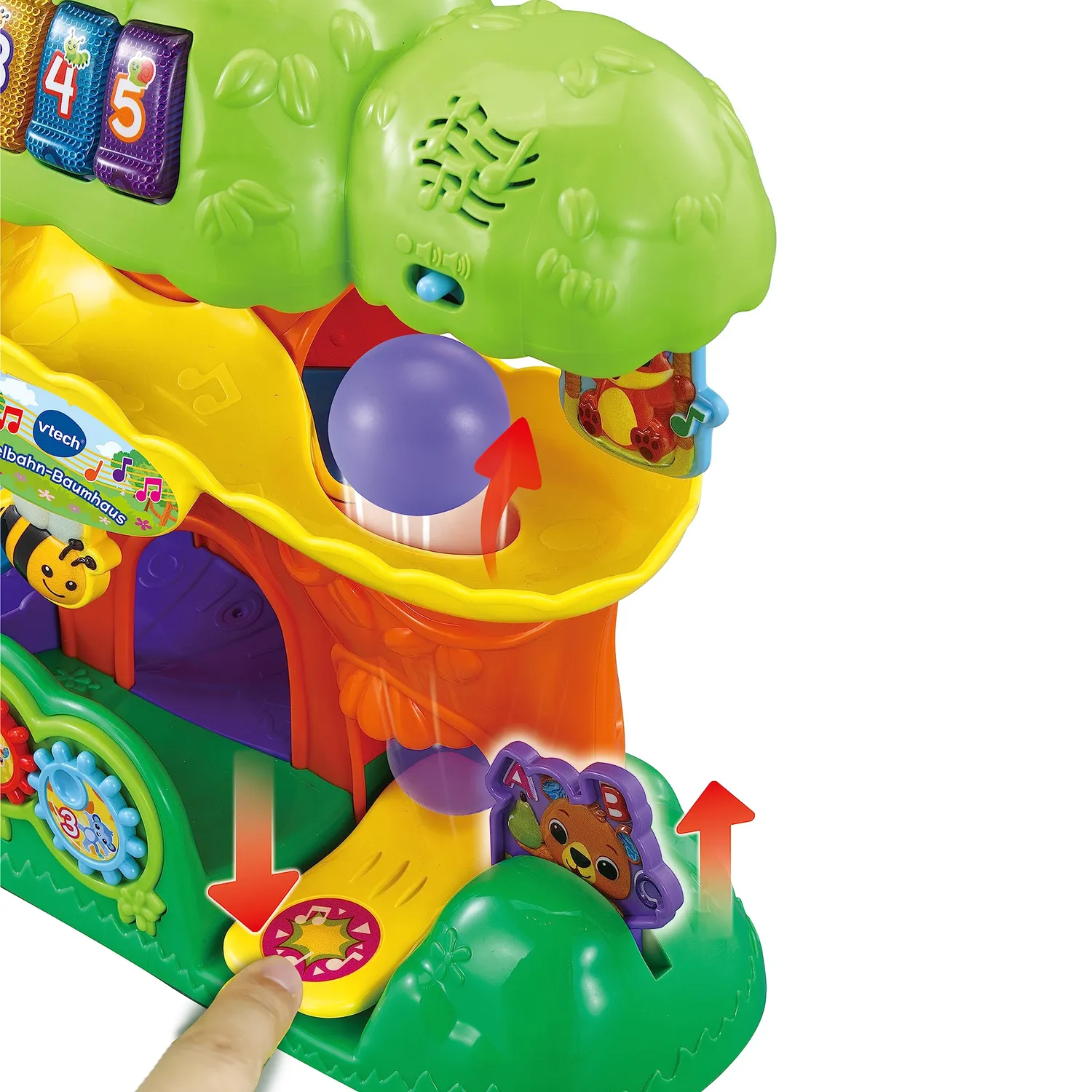 VTech Baby Kugelbahn Baumhaus mit 4 Bällen 12-36 Monate