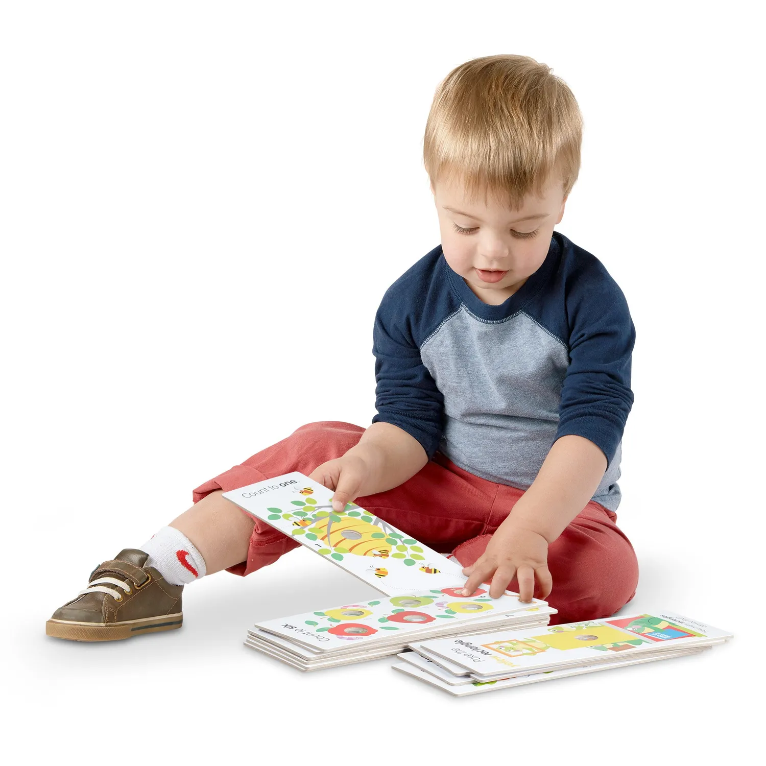 Melissa & Doug Poke-A-Dot Jumbo Zahlen-Lernkarten 13er-Set Klick