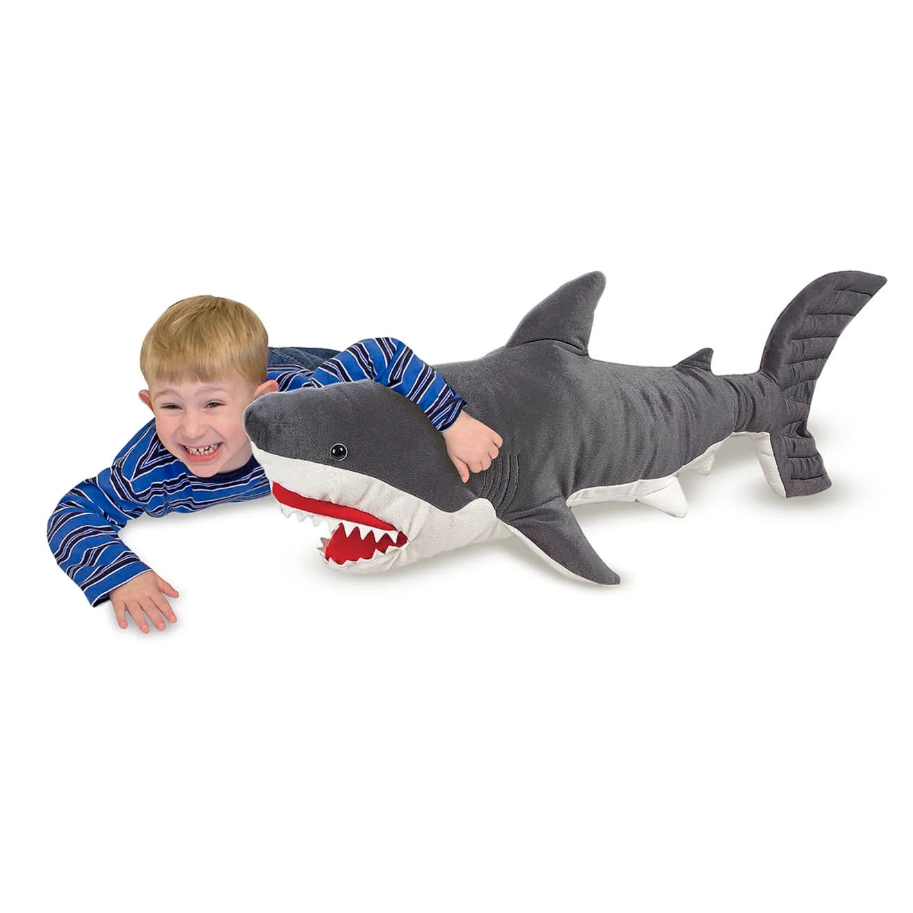 Melissa & Doug Shark Giant Plüschtier Hai riesig 90 cm