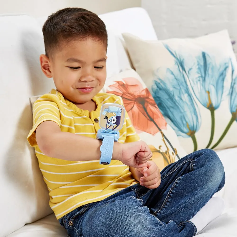 VTech Bluey interaktive Kinderuhr französisch mit Spielen