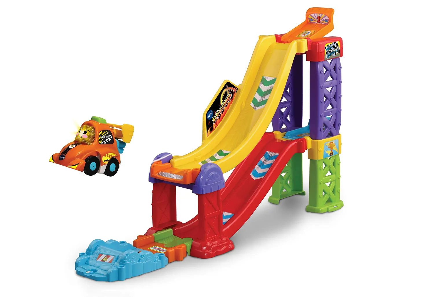 VTech Tut Tut Baby Flitzer 3-in-1 Actionrampe Spielset mit Auto