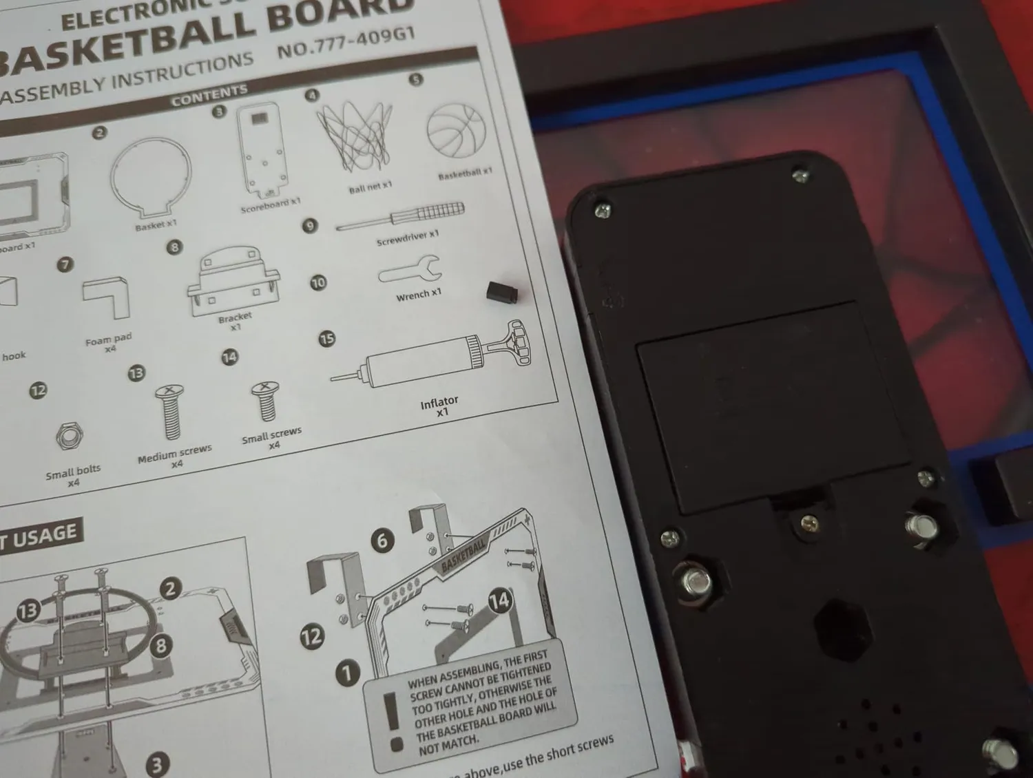 Buki 2151 Elektronischer Basketballkorb Bausatz ab 8 Jahren
