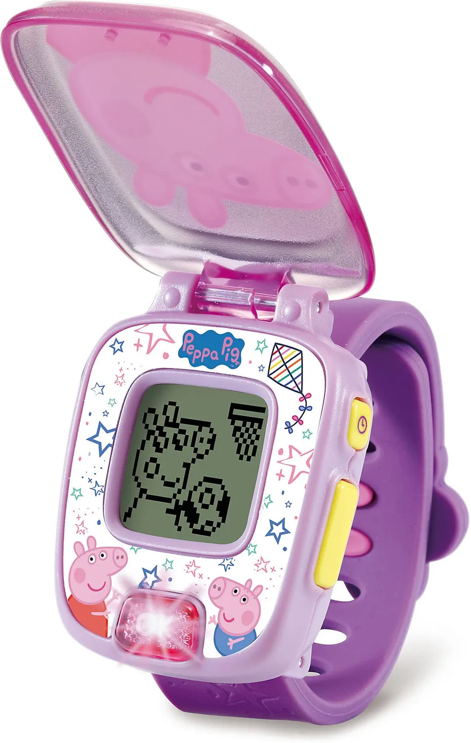 VTech Peppa Lernuhr Pink Kinderuhr mit Originalstimme