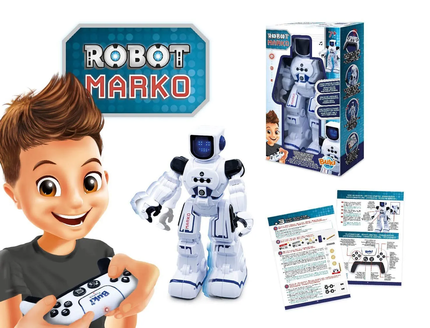 Buki France 7601 Roboter Marko ferngesteuert 20 Funktionen