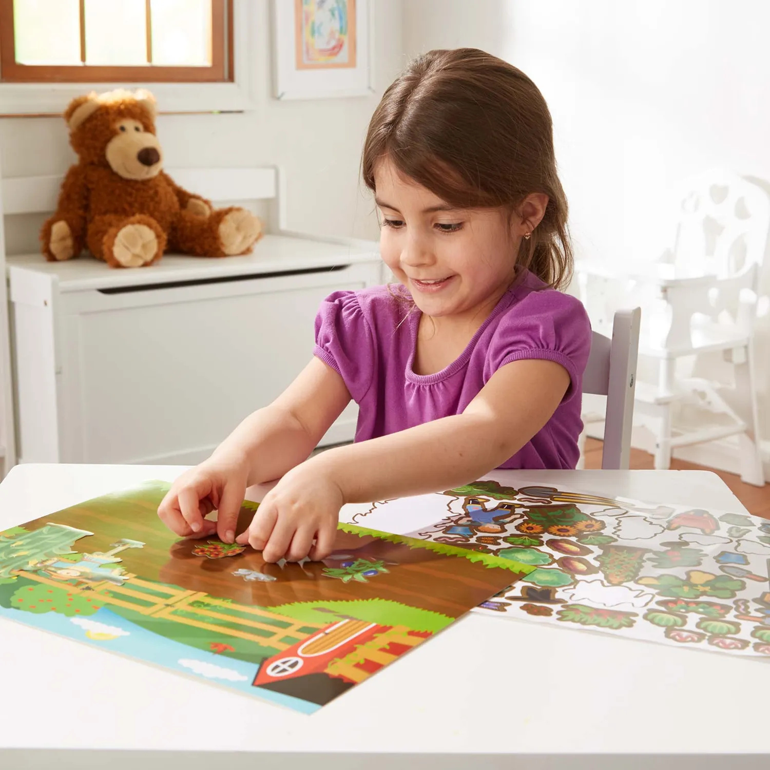 Melissa & Doug Reusable Sticker Pad Sticker 3er-Set