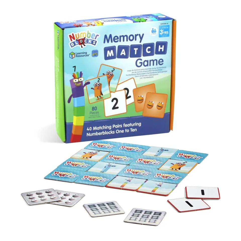 Learning Resources Numberblocks Memoryspiel 80 Karten