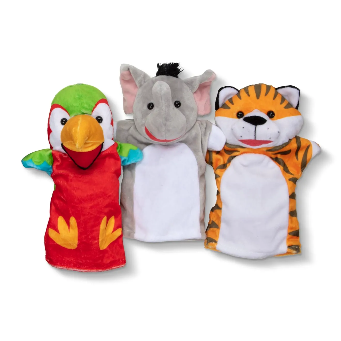 Melissa & Doug Safari Buddies Handpuppen 6er Set