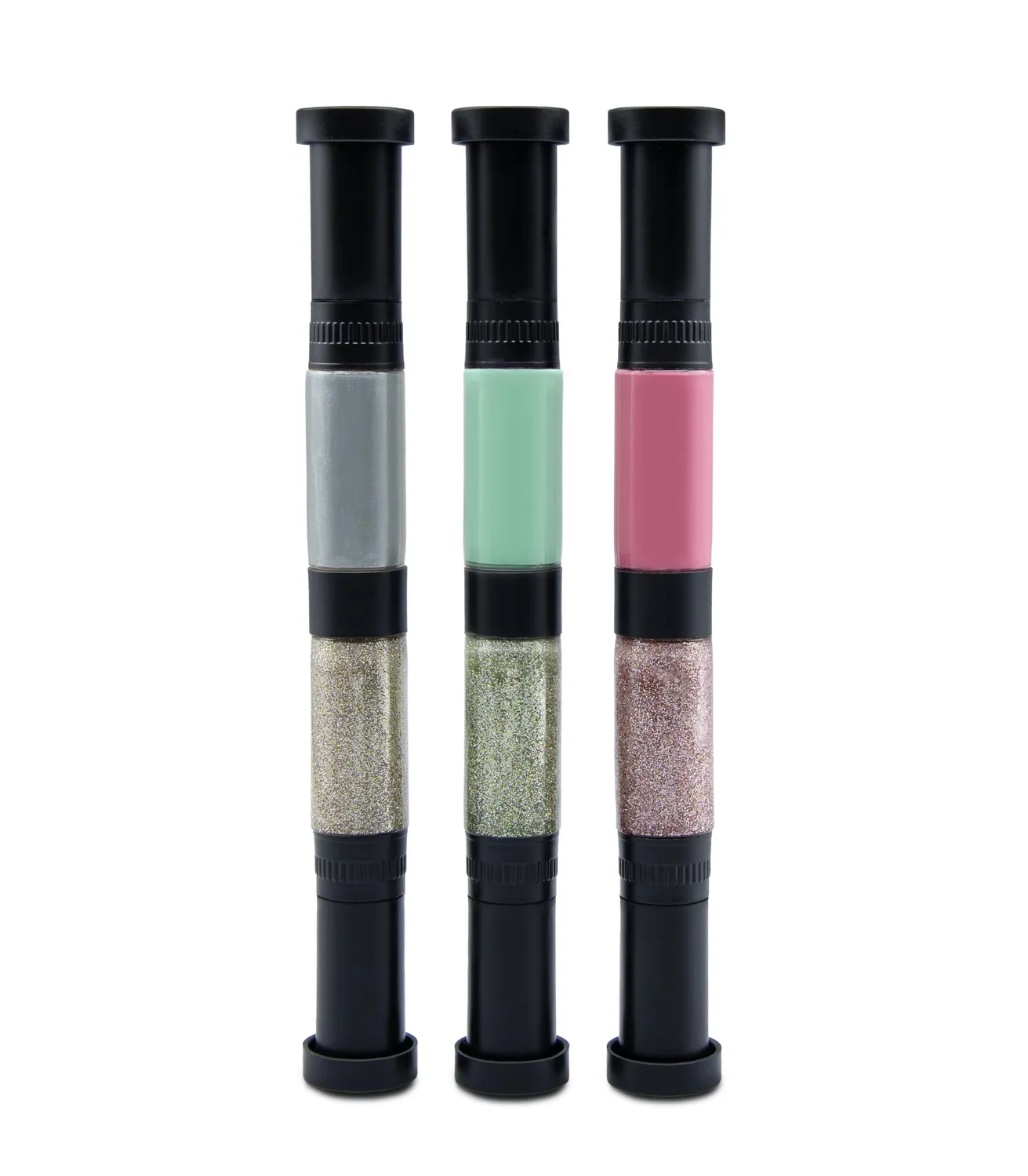 Buki PS102 Nagellackstifte 3er Rosa Grün Silber ab 8 Jahren