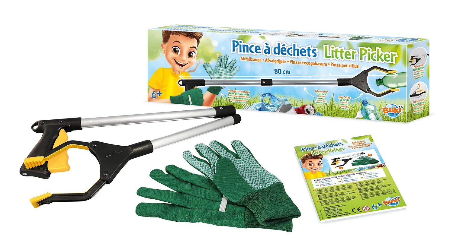 BUKI BN013 Abfallzange Greifer 80 cm ab 6 Jahren
