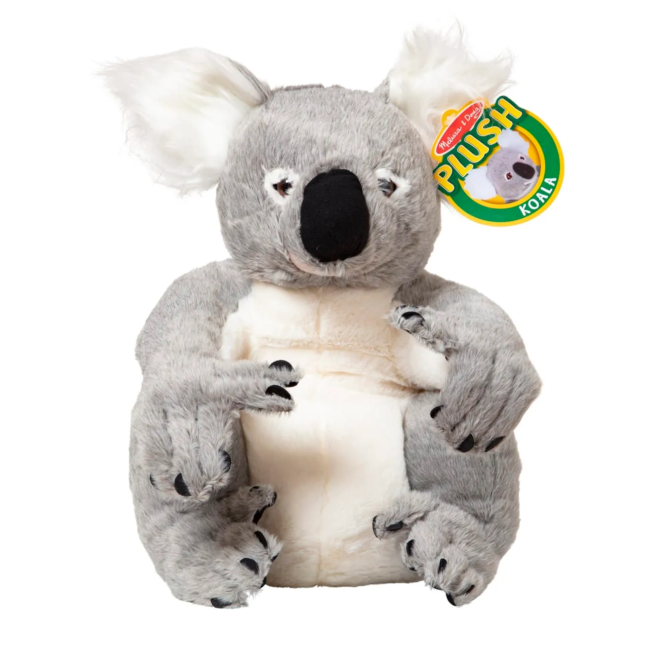 Melissa Doug Lifelike Plush Koala Plüschtier 35 cm grau