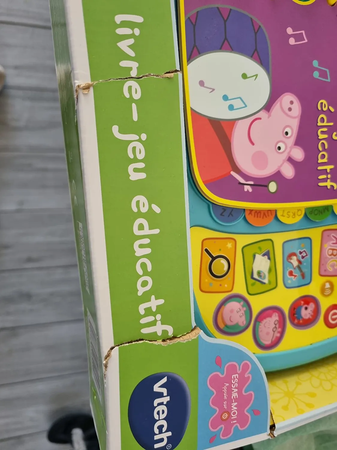 VTech Peppa Pig Lernbuch Kinderbuch französisch mehrfarbig