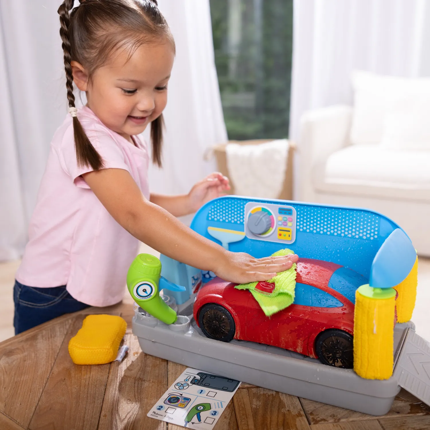 Melissa & Doug Spray & Shine Autowaschanlage Spielset Auto