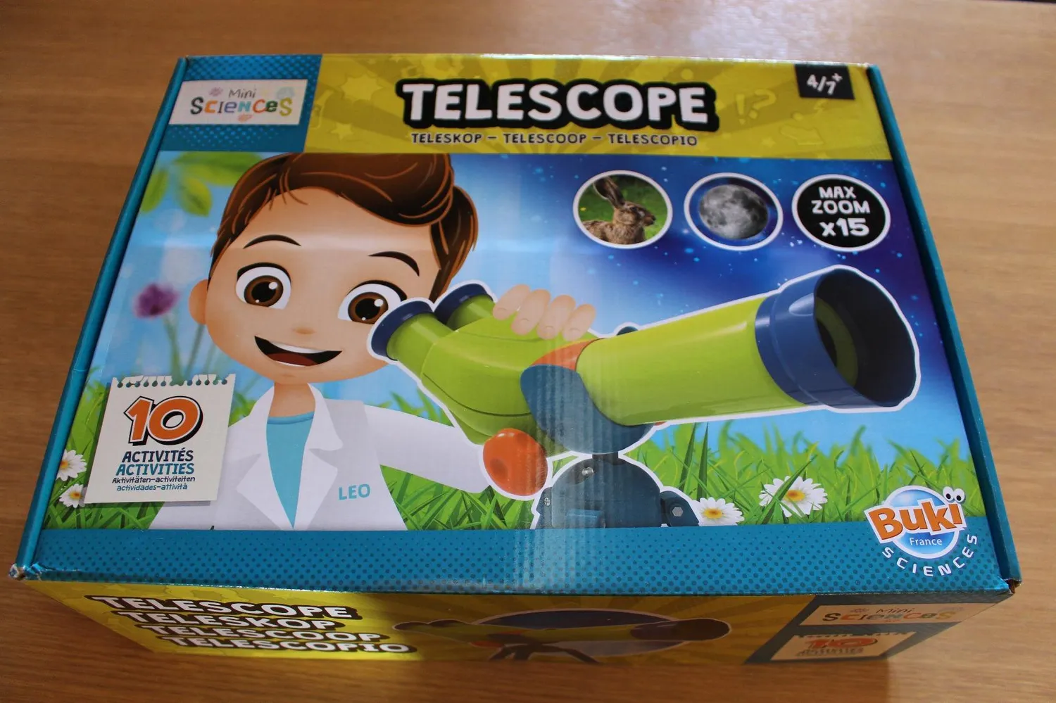 Buki Mini Sciences 9004 Teleskop x15 für Kinder