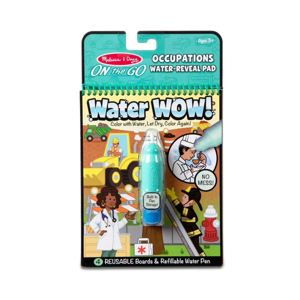 Melissa & Doug Water Wow Occupations Wassermalbuch mit Stift