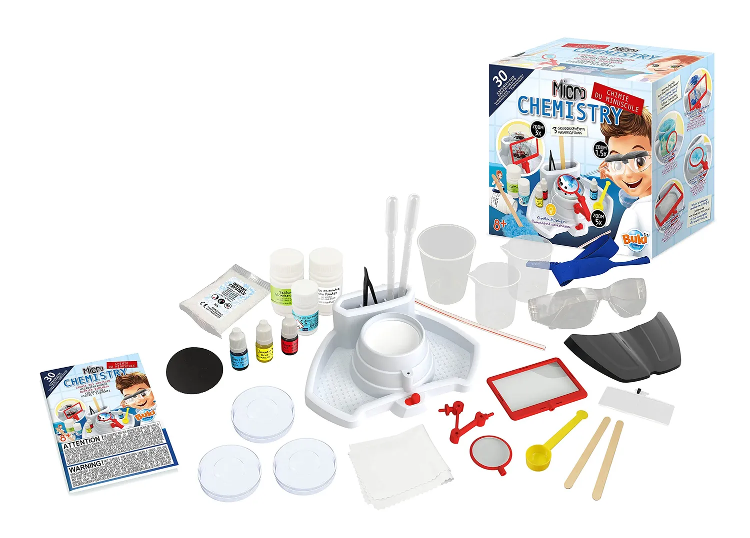 Buki Chemie des Winzigen 8367 Experimentierkasten 30x
