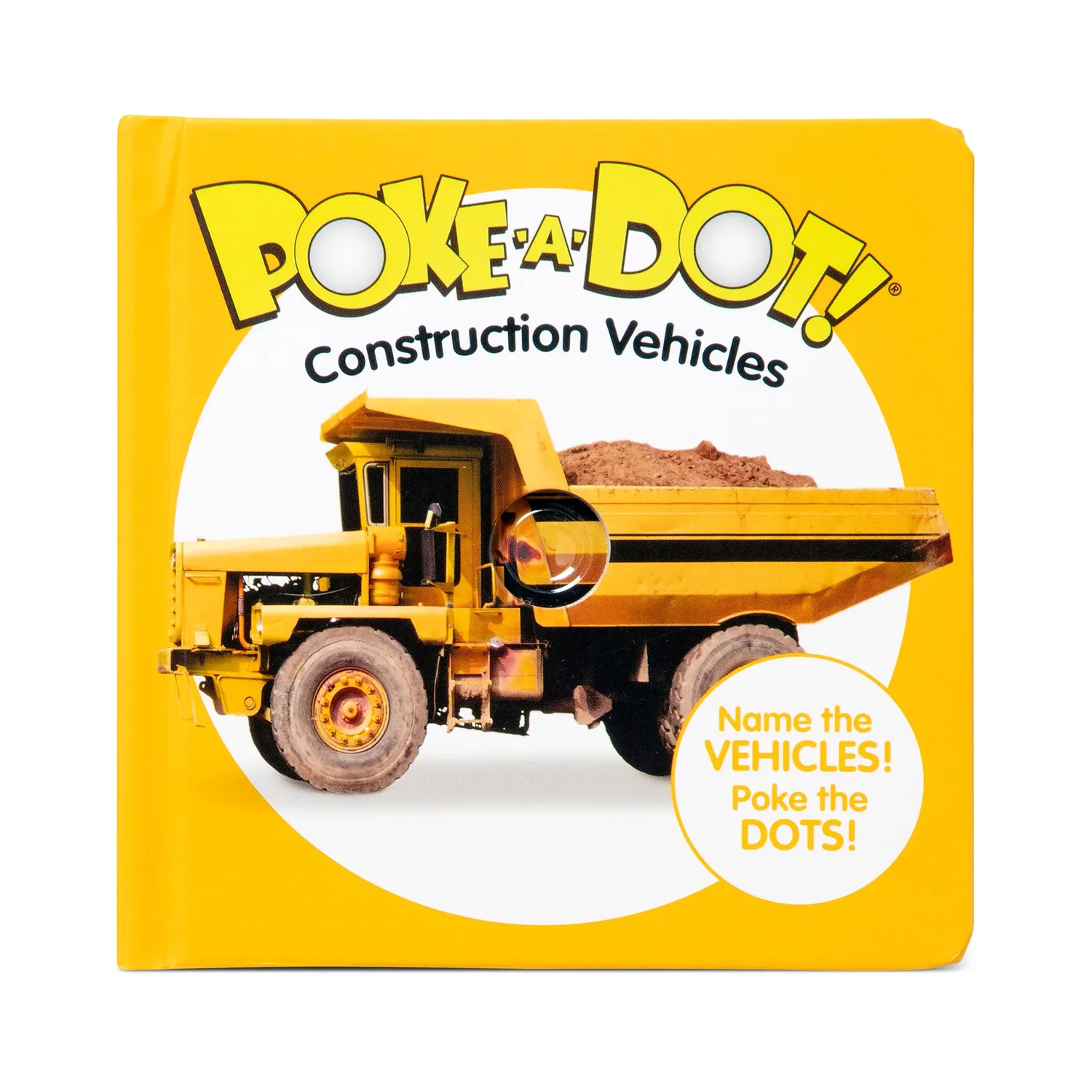 Melissa & Doug Poke-a-Dot Baufahrzeuge Pappbilderbuch