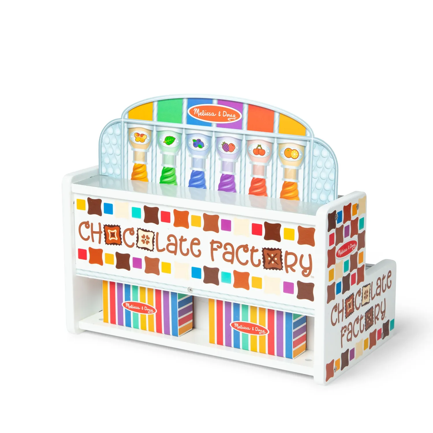 Melissa & Doug Chocolate Factory Spielset Holz Pralinen