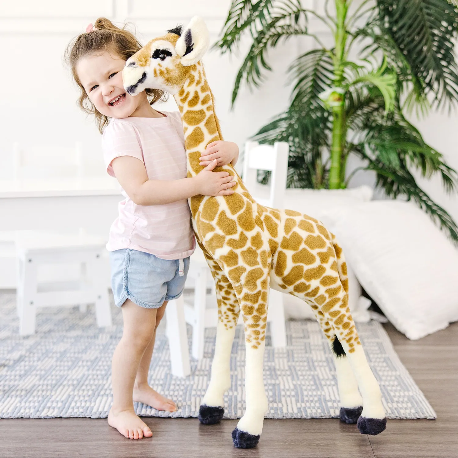 Melissa & Doug Baby-Giraffe Plüschtier stehend 90 cm