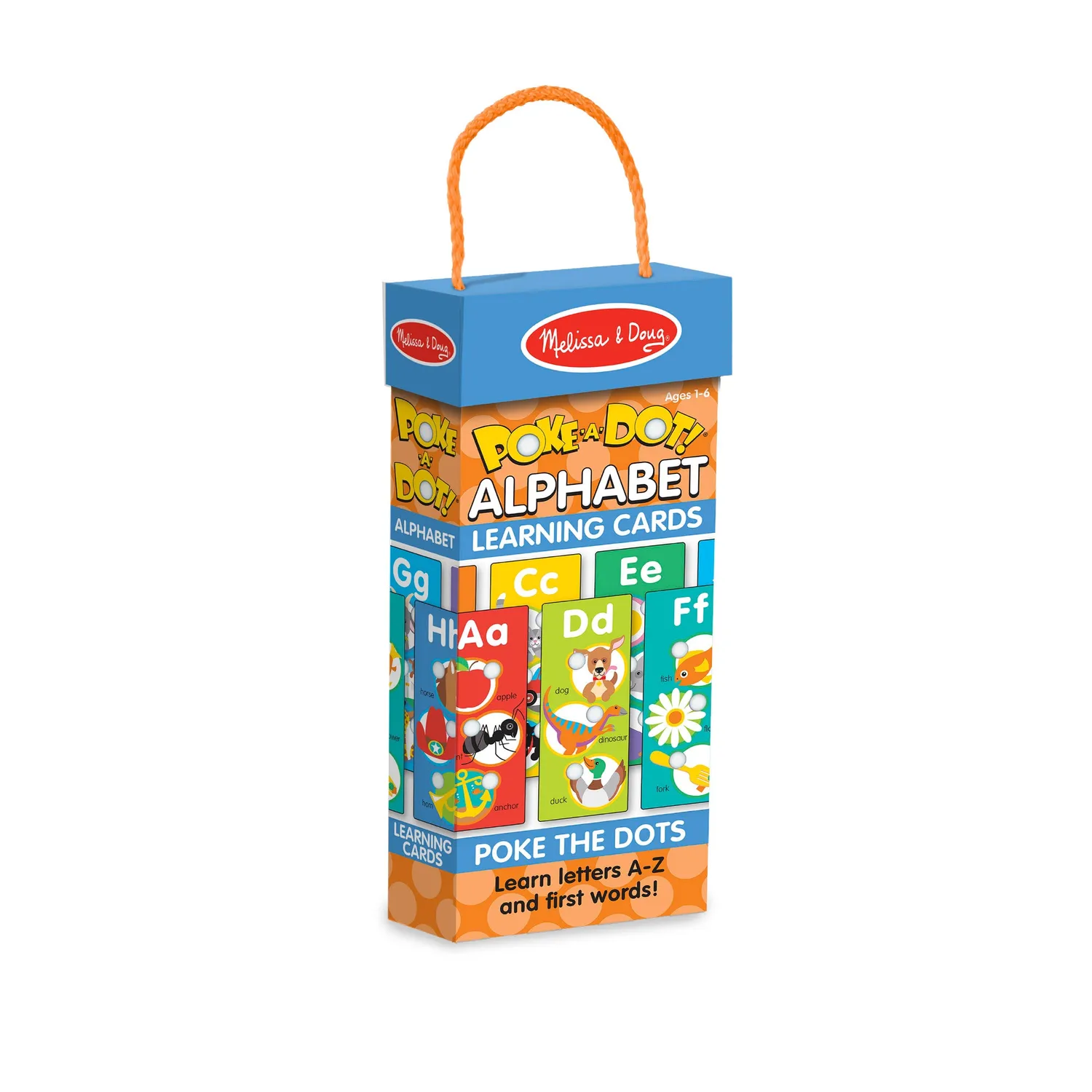 Melissa & Doug Poke-A-Dot Lernkarten Alphabet A-Z