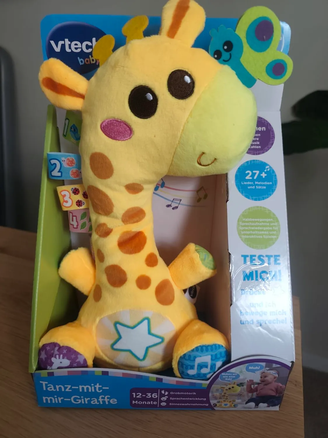 VTech Baby Tanz-mit-mir-Giraffe Plüschtier mit Musik