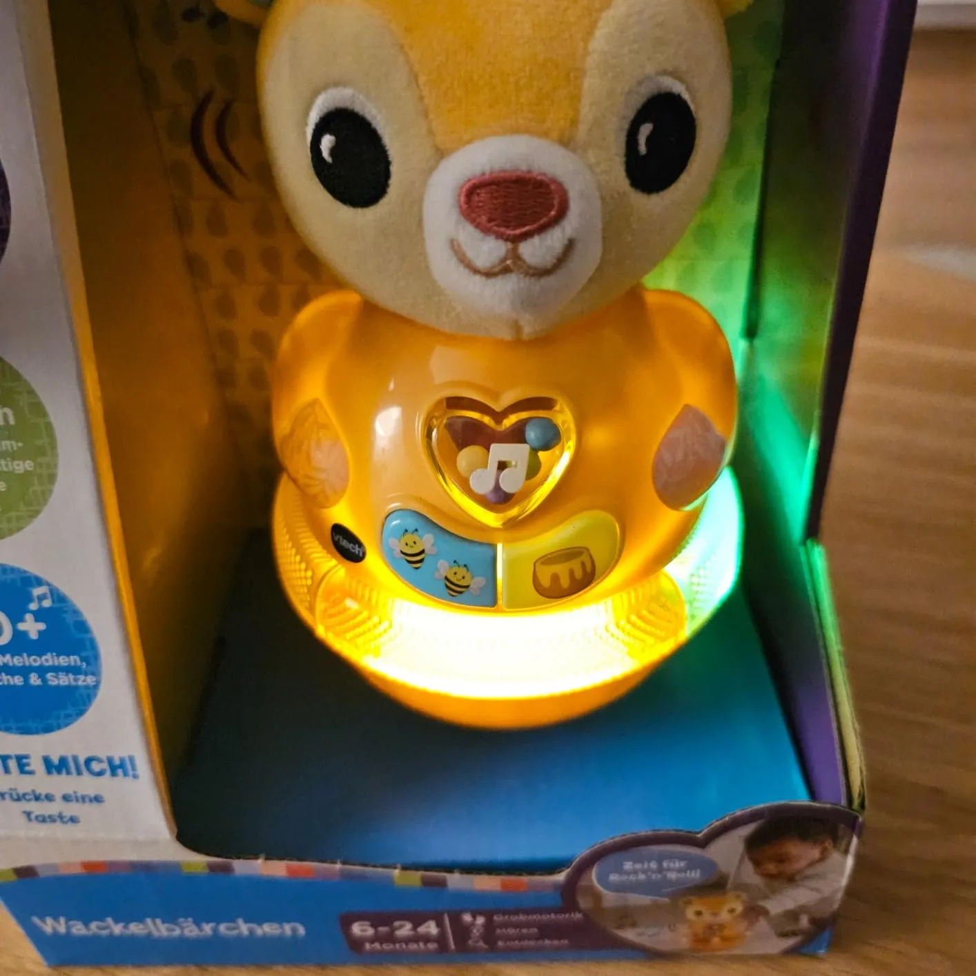 VTech Baby Wackelbärchen interaktives Spielzeug 3 Lieder