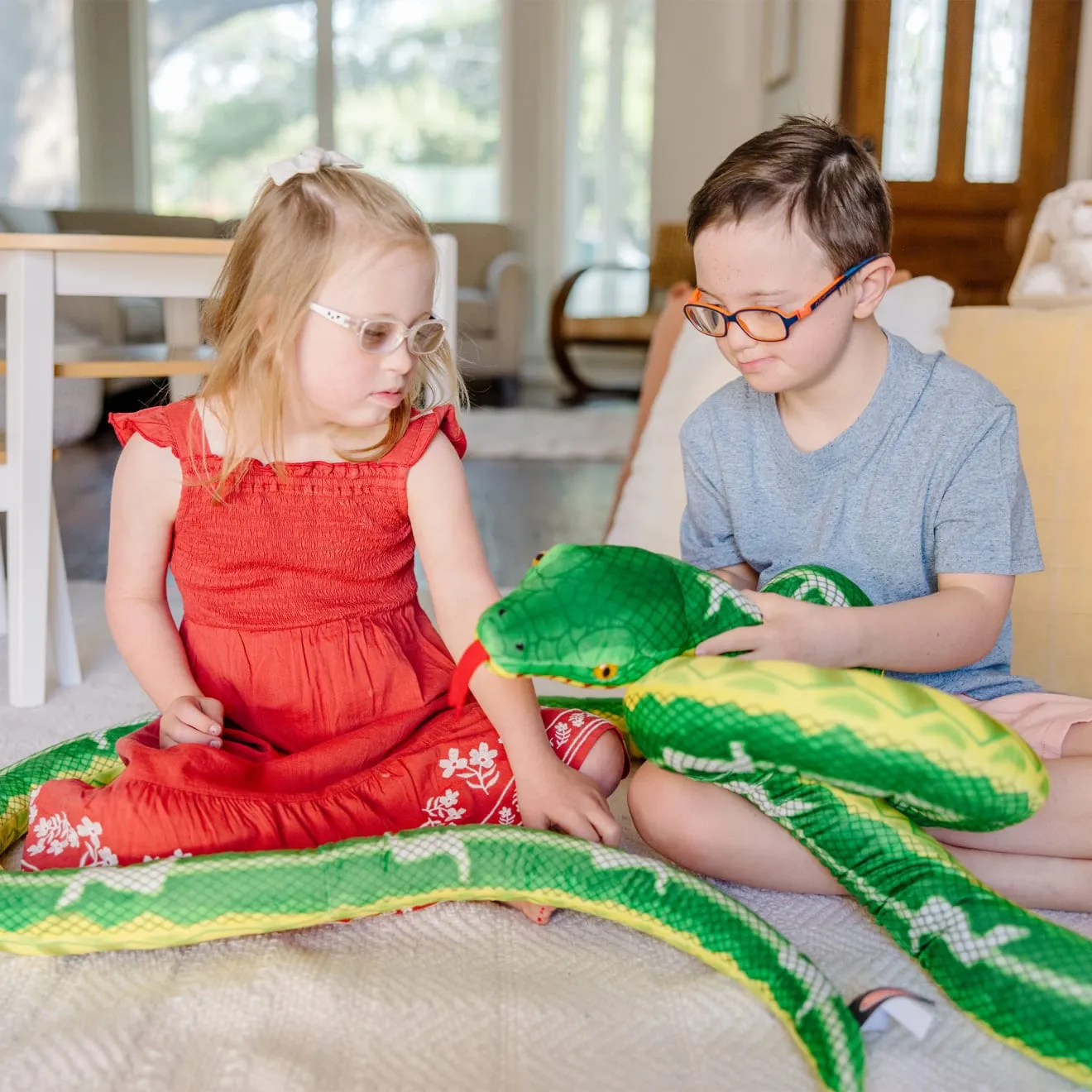 Melissa & Doug Snake Jumbo Kuscheltier Schlange 4m weich