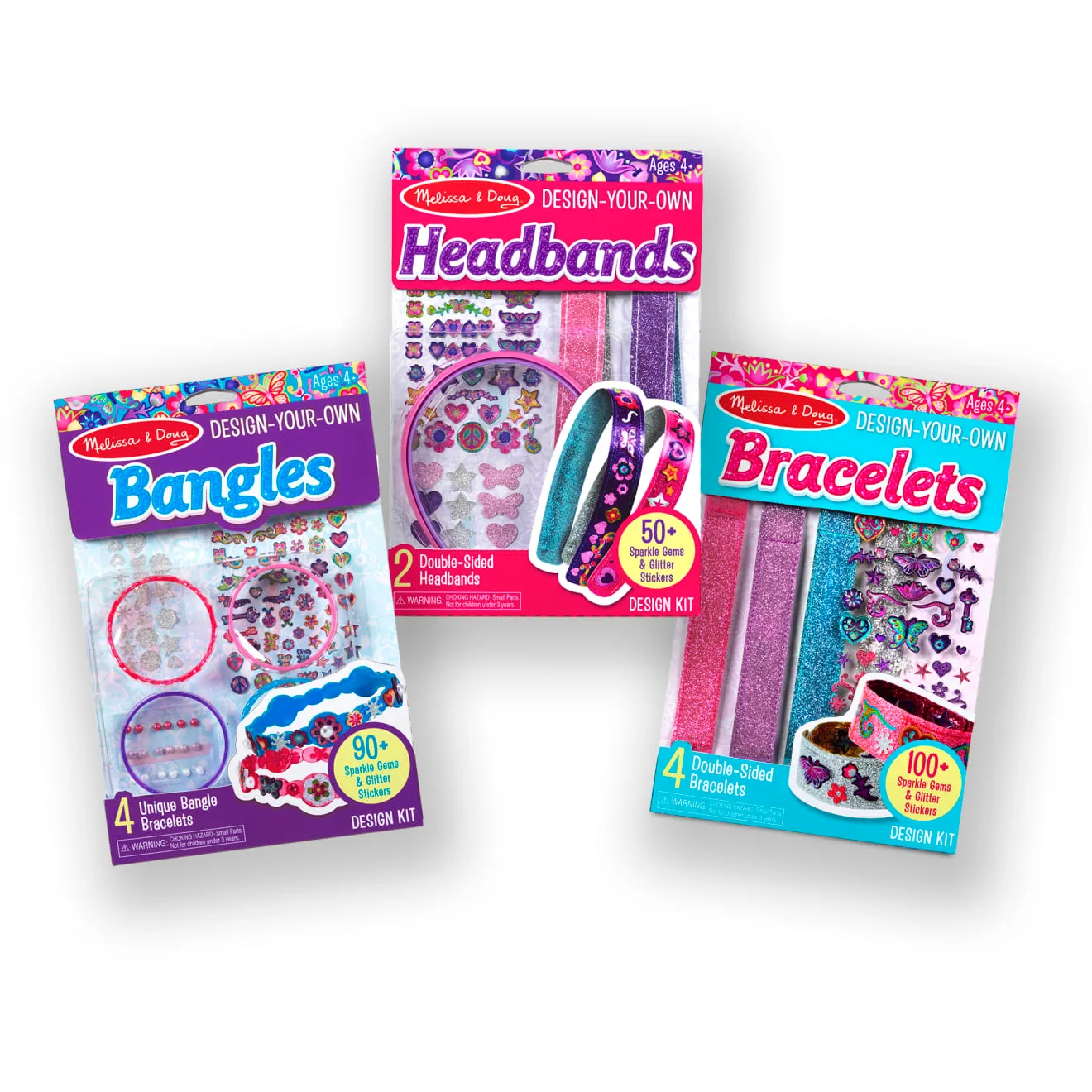 Melissa & Doug Schmuck Bastelset Armbänder Stirnbänder