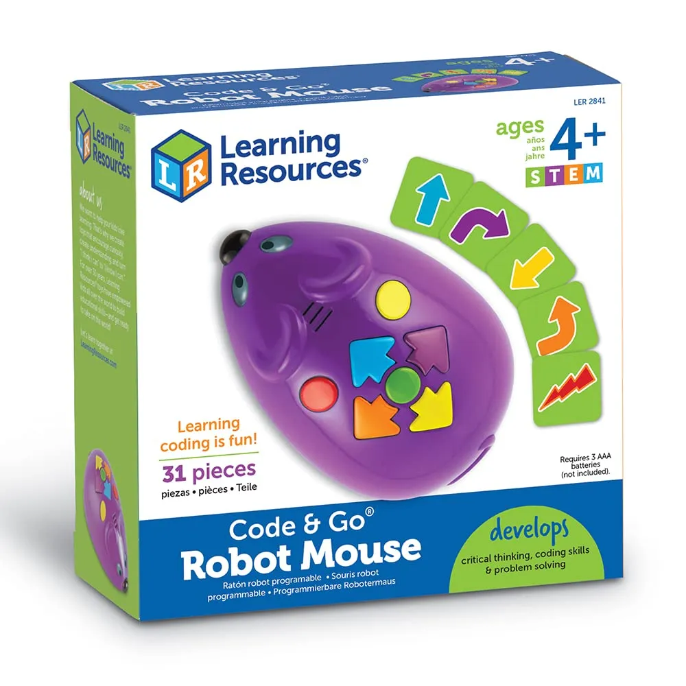 Learning Resources Code & Go Jack Programmiermaus Battery ab 5 Jahren